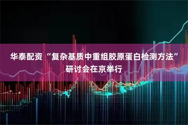 华泰配资 “复杂基质中重组胶原蛋白检测方法”研讨会在京举行