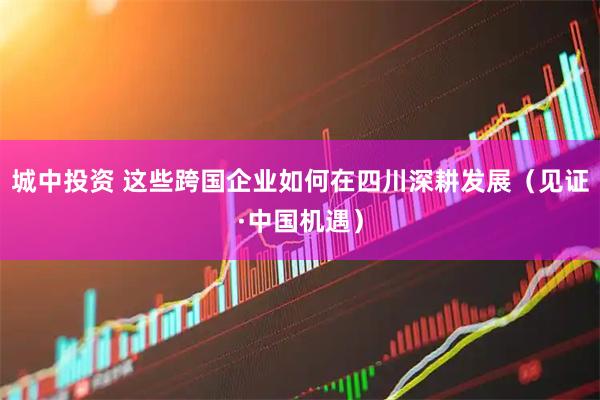 城中投资 这些跨国企业如何在四川深耕发展（见证·中国机遇）